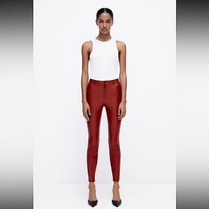 NWT Zara Faux Leather pants